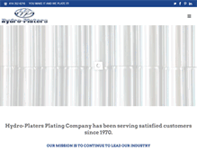 Tablet Screenshot of hydro-platers.com